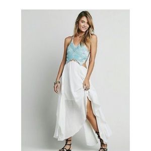 Turquoise spirit maxi dress